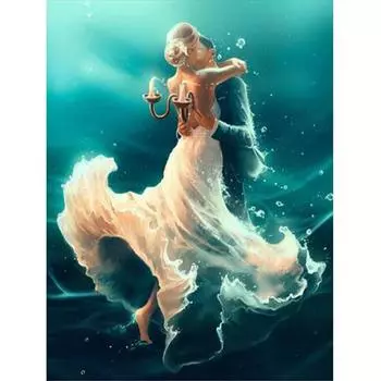 5D DIY полудрель алмазная живопись поцелуй любовник вышивка крестиком ремесло домашний декор стикер ручная работа 30*40 cm half drill