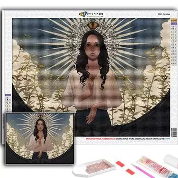 5D DIY японский стиль иллюстрации вышивка крестом стразы Алмазный рисунок вышивка мозаика домашний декор Full Round 20X30CM
