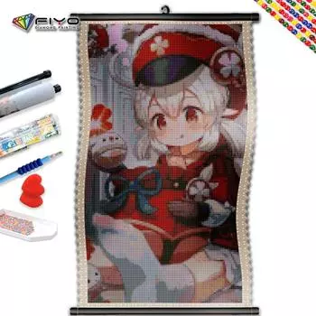 5D DIY Рамка Алмазная картина Милая девушка Мозаика Мультфильм Портрет Вышивка крестом Наборы для вышивания Рукоделие Домашний декор Подарок