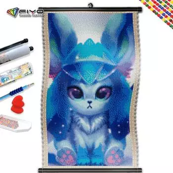 5D DIY Рамка Алмазная картина Милый монстр Вышивка Мультфильм животных Мозаика Товары ручной работы Украшение для дома