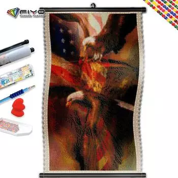 5D DIY рамка алмазная роспись орел полный квадрат / круглый алмаз вышивка животных мозаика картина стразы