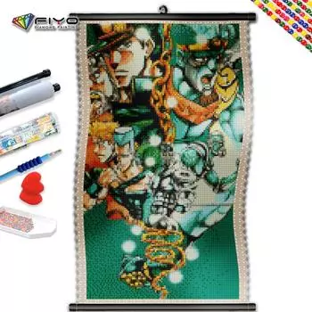 5D DIY Рамка Алмазная вышивка Красивый мужчина Картина Мультфильм Портрет Полная квадратная круглая мозаика Творческое украшение для хобби для дома