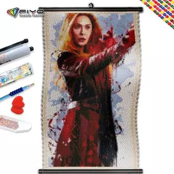 5D DIY рамка бриллиантовая роспись рыжая женщина вышивка мультфильм портрет мозаика ремесло комплект ремесла домашний декор