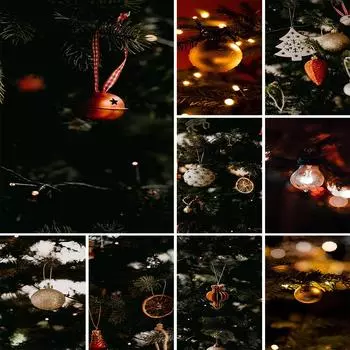 5D DIY Рождественская алмазная живопись Картина Полный алмаз Вышитый горный хрусталь Пейзаж Живопись Домашнее украшение Комплект мозаики Full Round 20x30CM