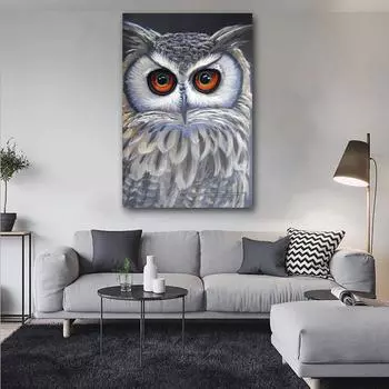 5d Diy Сова Broderies Diamants Ручная роспись Алмазная Подарочная мозаика Алмазная картина Полная вышивка 20X30