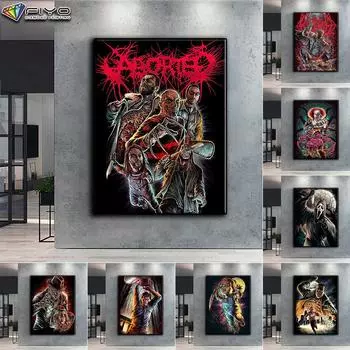 5D DIY Ужасы Хэллоуин Вышивка крестом Стразы Алмазный рисунок Вышивка Мозаика Домашний декор Full Round 20X30CM
