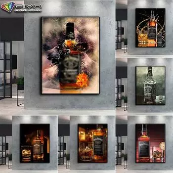 5D DIY виски вышивка крестом стразы Алмазный рисунок вышивка мозаика домашний декор Full Round 20X30CM