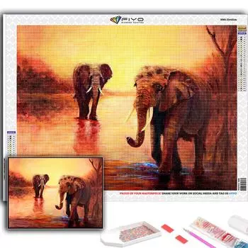 5D DIY животных вышивки крестом стразы Алмазный рисунок вышивка мозаика домашний декор Full Round 20X30CM