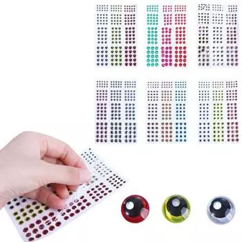 5D Fishing Eyes Sticker DIY Eye 3D Fish Eyes Fishing Lure Eyes Lure Fish Eyes Artificial Fish Eyes Type 1