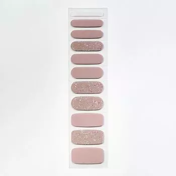 5D гель фототерапия гель-наклейка для ногтей французский маникюр наклейка телесный полузапеченный полузастывший ноготь пластырь 002