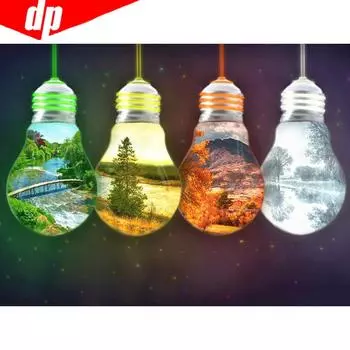 5d Картина с бриллиантами Сезон Алмазная картина Пейзаж Алмазная вышивка 20X30