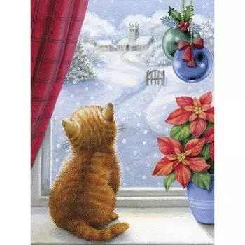 5d комплект алмазной живописи Рождественский мультфильм домашний декор полная квадратная дрель Алмазная вышивка зимний подарок ручной работы Full Round (20X30CM)