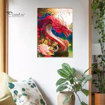 5D красочные стразы Алмазный художественный комплект красивые бабочки Драконья ракушка узор DIY ремесло комплект для рисования стразами для взрослых и детей E