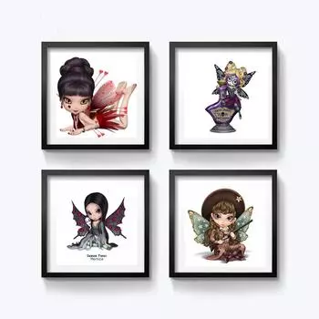 5D Круглая картина Diy Diamond Картина Вышивка крестом Наборы 5D Ручная алмазная вышивка 3D Картина Подарочный художественный набор Украшение для дома Full Round 20x20CM