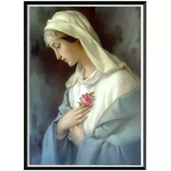 5D персонаж религиозная круглая алмазная живопись Мать Сын Стикеры ручной работы Алмазная вышивка мозаика украшение дома Full Round 20x30CM