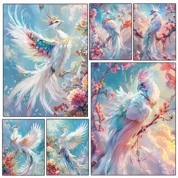 5D Полная квадратная алмазная картина Птица Картина со стразами Алмазная вышивка Мозаика для животных Декор для дома Full Round 20x30CM
