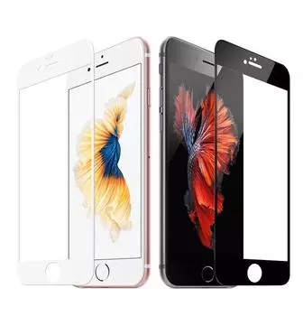 5D полное покрытие закаленное стекло для iPhone 6 6s 7 8 Plus 5 5S SE 5C 5se 11 12 13 X XR XS MAX мини-защитная пленка для экрана Glas Sklo iPhone 6/6S белый