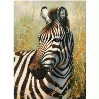 5D Полный Круглый Алмазная Картина Лошадь DIY Алмазная Вышивка Животных Вышивка Крестом 20X30CM