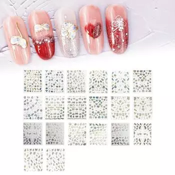 5D рельефные наклейки для дизайна ногтей, наклейки для ногтей в виде бабочек и цветов, самоклеящиеся наклейки для дизайна ногтей для украшения ногтей