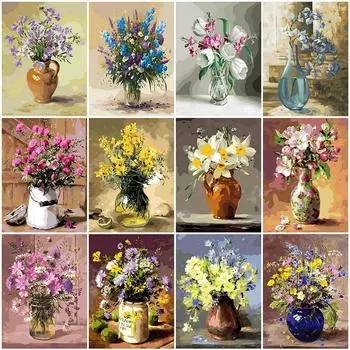 5D ромашка алмазная картина цветок на распродаже мозаичная ваза картина стразы вышивка новое поступление подарок ручной работы Full Round 20x30CM