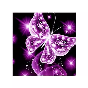 5D розовая бабочка стразовая вышивка своими руками хрустальное животное искусство рукоделие домашний офис вышивка алмазная живопись