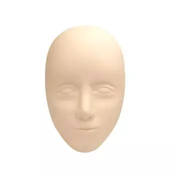Силиконовый манекен для обучения татуажу губ, бровей, ресниц Training Head Only