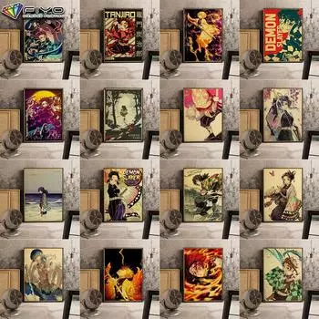 5D Убийца демонов своими руками: Kimetsu no Yaiba вышивка крестом стразы Алмазный рисунок вышивка мозаика домашний декор Full Round 20X30CM