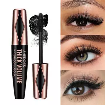 5D Водостойкая тушь для ресниц Удлиняющая тушь для ресниц Черная шелковая тушь для ресниц Женская косметика Водостойкая тушь для ресниц