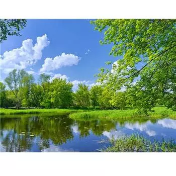 5D Вся вода Алмазная пейзажная мозаика Алмазная вышивка Full Round 20X30CM