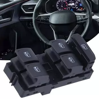 5G0959857 5G0 959 857 D Главный выключатель стеклоподъемника двери 5G0 959 857 D Черный сменный выключатель стеклоподъемника SEAT Leon 2020 чёрный