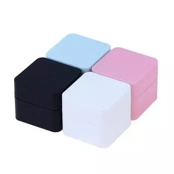 5G-50G пустые пластиковые квадратные контейнеры для косметики для дизайна ногтей баночка маленькая банка для образцов крема гель для ногтей пудра коробка лосьон для макияжа инструмент 5G розовый