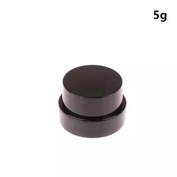 5G Пустые Пластиковые Косметические Квадратные Контейнеры Баночка для Крема для Лица Баночка для Геля для Ногтей Пудреница Упаковка для Инструментов для Макияжа Лосьона чёрный