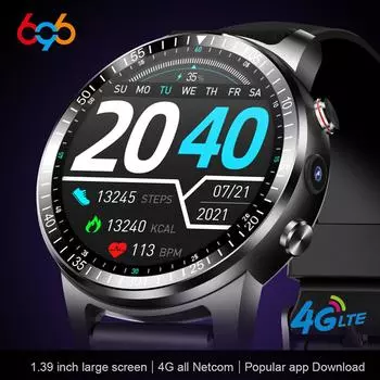 5g Wifi Dual Frequency 4g Smart Watch Full Netcom Smartwatch Man Waman Video Call Gps Bt Call Ipx7 Водонепроницаемый Барометр Спорт