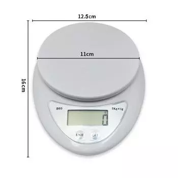 5kg/g Portable Digital Scale Scales Food Coffee Balance Measuring Weight Kitchen Electronic Small Scale Weighing In Grams 5Kg