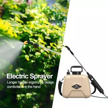 5L Automatic Plant Mister USB Rechargeable Handheld Sprayer Bottle 2 Modes Telescopic Handle 360 Rotating Nozzle Garden Supplies синий