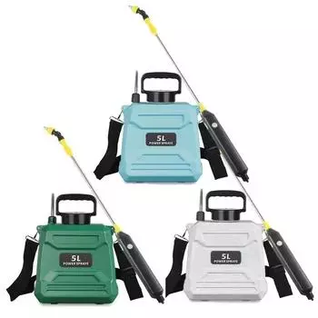 5л плечевой распылитель пестицидов электрический ранцевый распылитель многофункциональный автоматический распылитель бутылка газонный разбрызгиватель для полива газона темно-зеленого