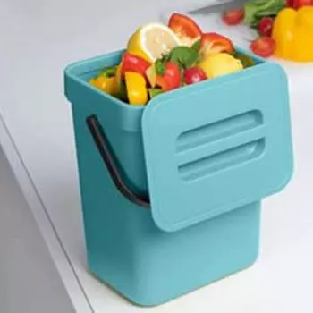 5л подвесной мусорный бак с крышкой под раковиной для кухни мусорное ведро для пищевых отходов компостное ведро настенное ведро для хранения мусора 5L