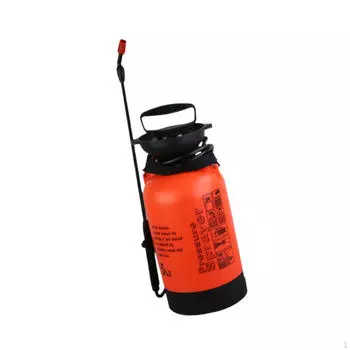 5л ручной садовый опрыскиватель, насос высокого давления, распыление воды с плечевым ремнем Blue With Base