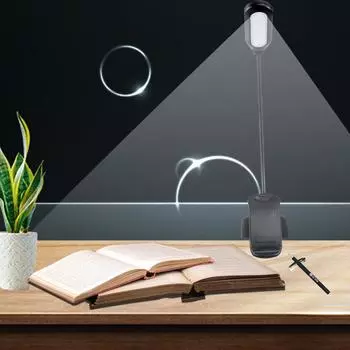 5LED Book Light Battery Reading Light White Daylight Portable Flexible Easy Clip Night Reading Lamp LY-13 Small Table Lamp