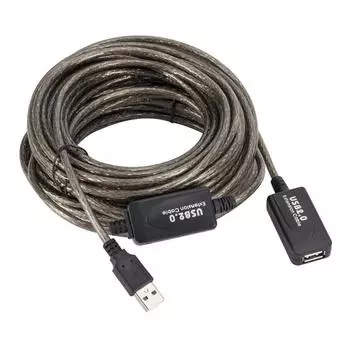 5м 10м 15м 20м Usb2.0 удлинительный кабель усиления сигнала беспроводной сетевой карты с чипом USB удлинительный кабель 15m