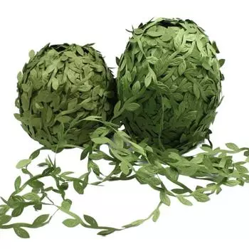 5м/10м Домашний Сад Свадебная Вечеринка Украшения Сделай Сам Аранжировка Реквизит Ручной Работы Венок Гирлянда 5m золотой