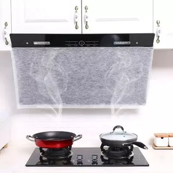 5M/10M Прозрачный бумажный фильтр для кухонной вытяжки, одноразовый, антимасляный стикер, для кухни, поглощающий масло