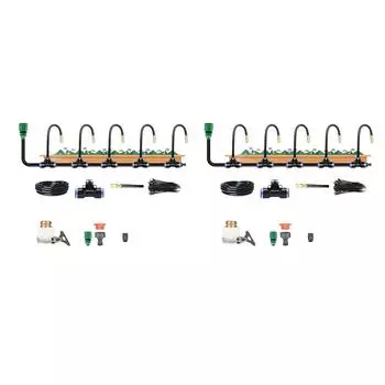 5M/10M распылительный спринклер регулируемая система туманообразования комплект балконный дождевой опрыскиватель для сада/газон/сельскохозяйственного орошения 5m