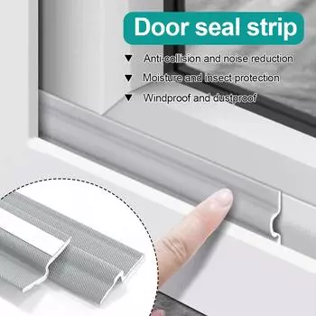 5M звукоизоляционная пена для окон, погодоустойчивая лента для раздвижных дверей, ветрозащитный звукоизоляционный хлопковый уплотнитель, заполнитель щелей #468801 белый