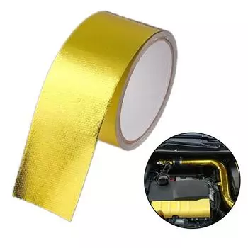 5M автомобиль мотоцикл теплозащитная пленка самоклеящаяся автомобильная выхлопная труба изоляционная лента лента для обертывания водопроводной трубы CHINA