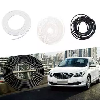 5M молдинг отделка двери автомобиля анти царапина протектор края мягкий защитный чехол чёрный