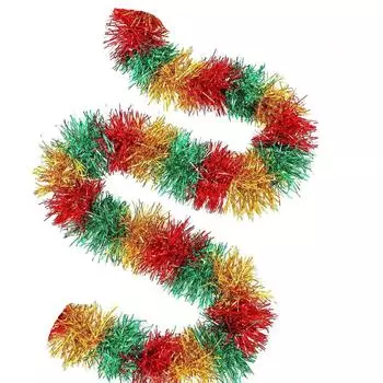 5м Сияющий Рождественский Венок Украшение Настенные Украшения Подвеска Вечеринка One Size