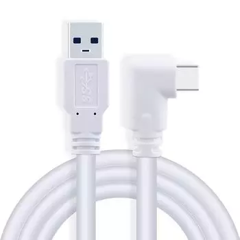 [5M] Соединительный кабель Quest, совместимый с аксессуарами 2/1/Pro/Pico4, кабель USB-A 3.0 и Type C для ПК/Steam для виртуальной реальности [высокоскоростная передача данных 5 Гбит/с PD60W