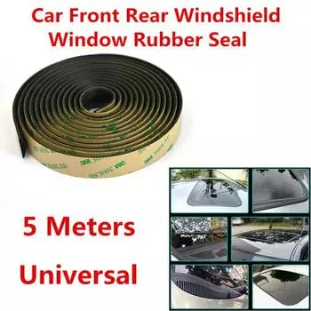 5Meter Waterproof 3M Rubber Sealed Strips Trim For Car Windshield Sunroof Window