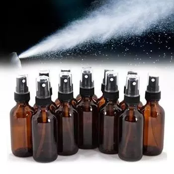 5мл-100мл портативный многоразовый стеклянный распылитель, небольшой пустой распылитель для путешествий 10ML
